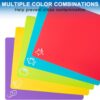 5 Pieces Flexible Plastic Cutting Board Mats