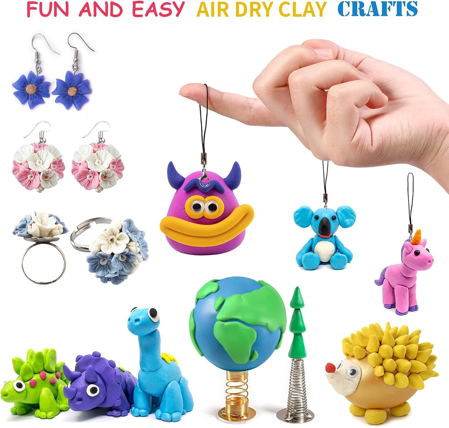 Air Dry Modeling Clay Kit