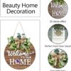 Welcome Sign Front Door Decoration