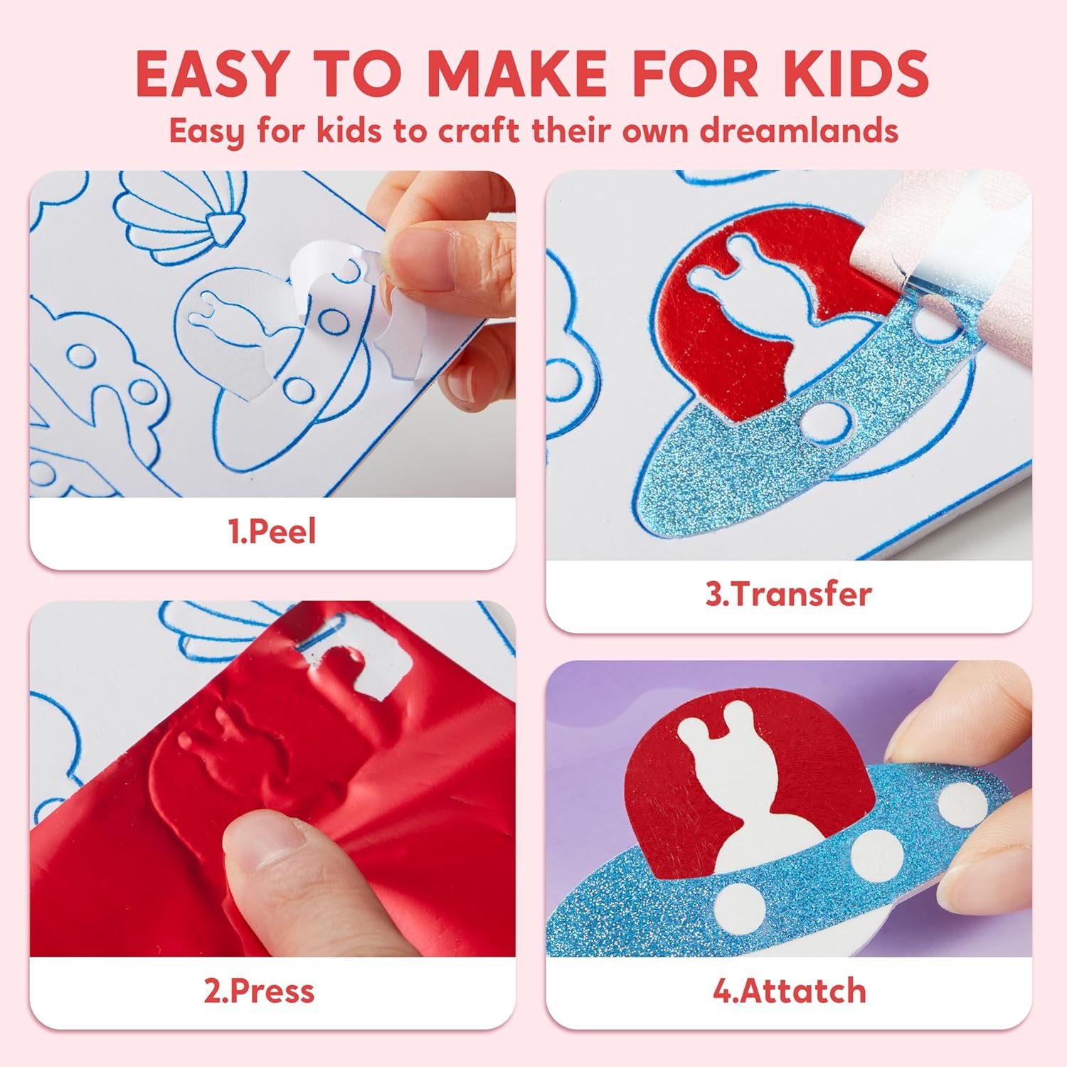 Klever Kits Foil Art Kit for Kids