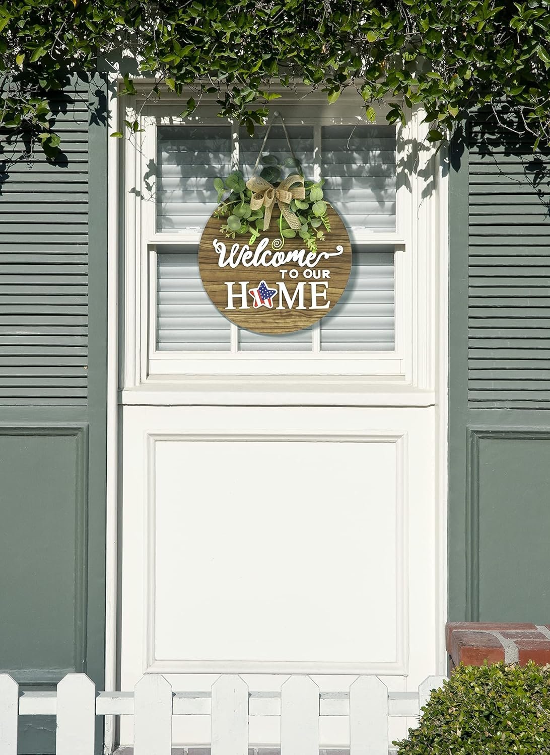 Welcome Sign Front Door Decoration