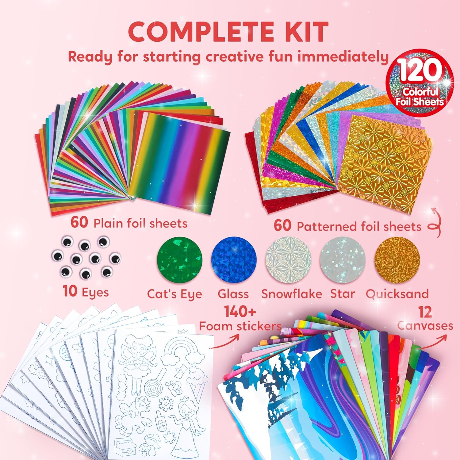 Klever Kits Foil Art Kit for Kids