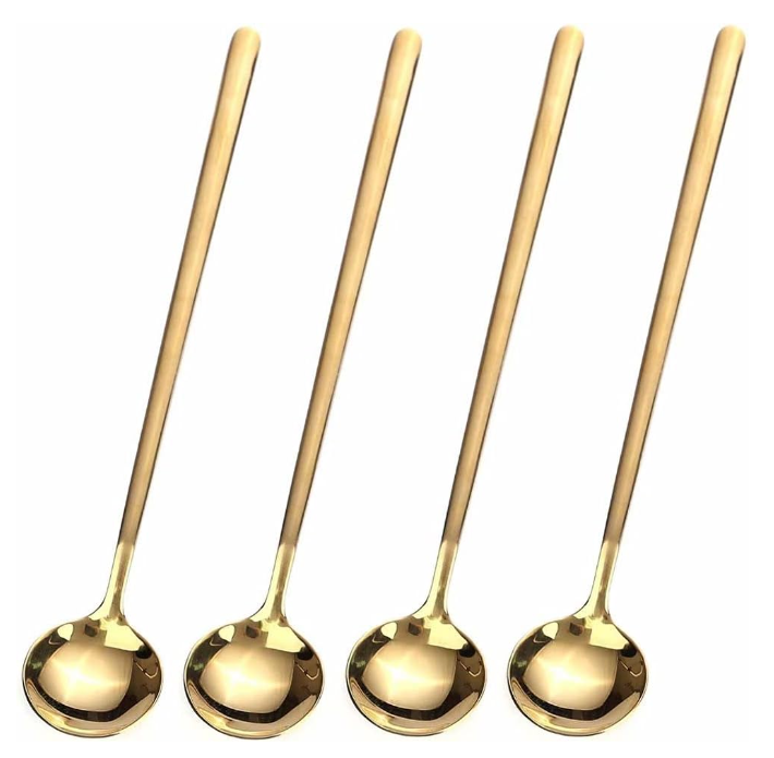 Golden Coffee, Stirring Tea Spoons, 4 PCS