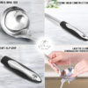 Stainless Steel Soup Ladle Silver Black-12